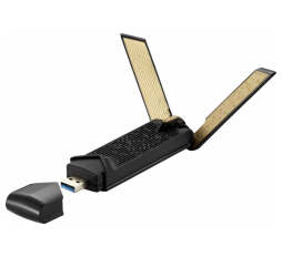 Slika izdelka: ASUS USB-AX56 Dual Band WiFi 6 AX1800 mrežna kartica, USB