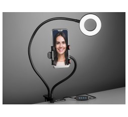 Slika izdelka: Tracer Ring - LED lučka za selfie z držalom za telefon