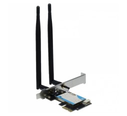 Slika izdelka: INTER-TECH EP-134 1800Mbps WiFi6 / BT5.2 PCI express adapter mrežna kartica