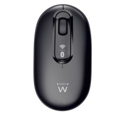 Slika izdelka: Miška Ewent Dual-Connect Wireless, 1200dpi, Bluetooth, USB, črna