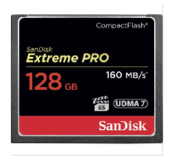 Slika izdelka: SanDisk 128GB Compact Flash Extreme PRO
