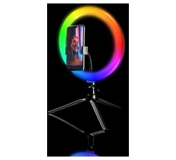 Slika izdelka: Tracer Ring Lamp RGB obročasta svetilka s tripod stojalom, 26 cm 