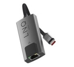 Slika izdelka: Adapter USB-C v RJ45 Ethernet 2.5 Gbps, aluminij, LINQ LQ48023