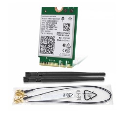 Slika izdelka: ASROCK AX210NGW M.2 2230 Wi-Fi 6E BT 5.2 kit mrežna kartica