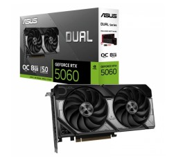 Slika izdelka: ASUS Dual GeForce RTX 5060 OC 8GB GDDR7 DUAL-RTX5060-O8G grafična kartica