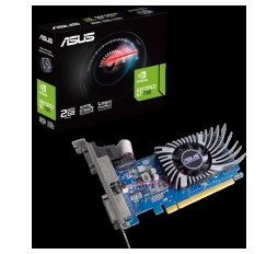 Slika izdelka: ASUS Video Card NVidia GeForce GT 730 2GB DDR3 BRK EVO VGA nizkopoprofilna grafična kartica za HTPC gradnje, PCIe 2.0, 1xD-SUB, 1xDVI-D, 1xHDMI 1.4b.