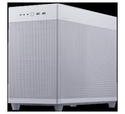 Slika izdelka: ASUS Prime AP201 MicroATX Ohišje - Belo, elegantno 33-litrsko MicroATX ohišje s stranskimi paneli brez orodja in mrežo, s podporo za hladilnike do 360 mm, grafične kartice do 338 mm dolge in standardne ATX napajalnike