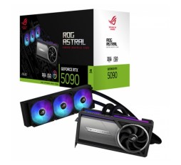Slika izdelka: ASUS ROG Astral LC Gaming GeForce RTX 5090 32GB GDDR7 vodno hlajenje ARGB grafična kartica