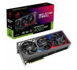 Slika izdelka: ASUS ROG Strix GeForce RTX 4080 Super 16GB GDDR6X OC (90YV0KB0-M0NA00) RGB gaming grafična kartica
