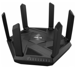 Slika izdelka: ASUS RT-AXE7800 Gaming Tri-Band WiFi 6E AX7800 brezžični usmerjevalnik, 802.11ax/ac/a/g/b/n, 574+4804+2402 Mbps