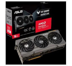 Slika izdelka: ASUS Video Card AMD Radeon TUF Gaming Radeon RX 7800 XT OC Edition 16GB GDDR6 VGA optimized inside and out for lower temps and durability, PCIe 4.0, 1xHDMI 2.1, 3xDisplayPort 2.1