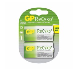 Slika izdelka: GP polnilna baterija tip-D 1,2V-5700 mAh 2 kom 570DHCB Ni-Mh ReCyko