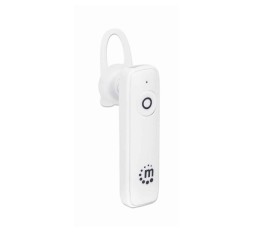 Slika izdelka: Bluetooth slušalke z mikrofonom MANHATTAN, bela