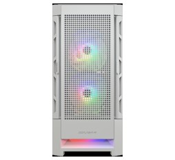 Slika izdelka: COUGAR | Case Airface RGB White | PC Case | Mid Tower / Mesh Front Panel / 2 x 140mm ARGB Fans / 1x 120mm ARGB Fan / TG Left Panel / White