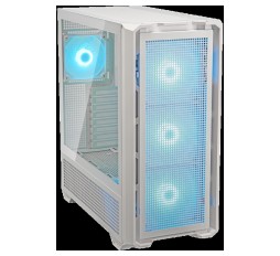Slika izdelka: COUGAR | MX600 White | PC Case | Mid Tower / Mesh Front Panel / 3 x 140mm + 1 x 120mm Fans / Transparent Left Panel