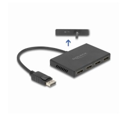 Slika izdelka: Delock množilnik DisplayPort 4x1 4K MST 87794