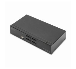 Slika izdelka: Digitus KVM stikalo 4x1 namizni DisplayPort/USB 4K DS-12891