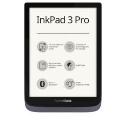 Slika izdelka: Elektronski bralnik PocketBook InkPad 3 Pro, metalik siv