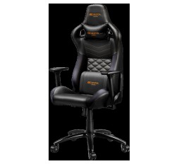 Slika izdelka: CANYON Nightfall GС-7 Gaming chair, PU leather, Cold molded foam, Metal Frame, Top gun mechanism, 90-160 dgree, 3D armrest, Class 4 gas lift, metal base ,60mm Nylon Castor, black and orange stitching