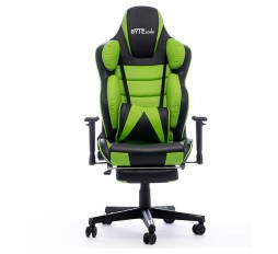 Slika izdelka: Gaming stol Bytezone HULK, masažna blazina (črno-zelen)