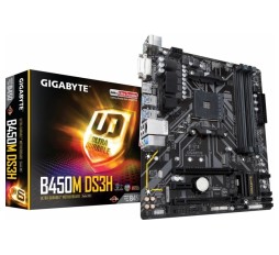 Slika izdelka: GIGABYTE B450M DS3H, DDR4, SATA3, USB3.1Gen1, HDMI, AM4 mATX