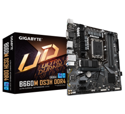 Slika izdelka: GIGABYTE B660M DS3H DDR4, DDR4, SATA3, USB3.2Gen2, DP, LGA1700 mATX