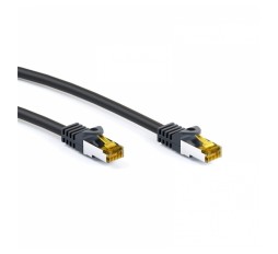 Slika izdelka: GOOBAY SFTP CAT 6A / S/FTP CAT 7 patch 20m (91662) črn mrežni povezovalni kabel