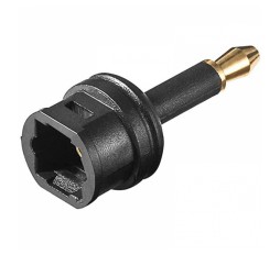 Slika izdelka: GOOBAY audio 3,5 mm mini Toslink (ženski)/ Toslink (moški) audio adapter