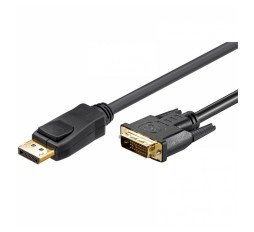 Slika izdelka: GOOBAY DisplayPort (M) na DVI-D (M) 24+1 pin pozlačen 2 m kabel