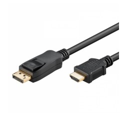 Slika izdelka: GOOBAY DisplayPort na HDMI 1m 4K 60Hz kabel