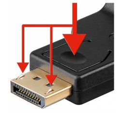 Slika izdelka: GOOBAY DisplayPort na VGA črn adapter