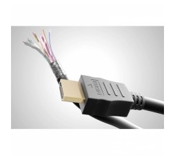 Slika izdelka: GOOBAY High Speed HDMI (M/M) 2.0 4K 60Hz 1,5m Ferit z Ethernet pozlačen črn kabel 