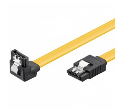 Slika izdelka: GOOBAY SATA kabel 6 Gbps 0,7m rumen kotni kabel