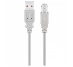 Slika izdelka: GOOBAY USB 2.0 (M) na USB 2.0 M (Type B) 1,8m sivi kabel