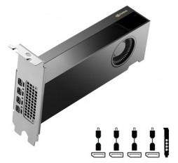 Slika izdelka: Grafična kartica NVIDIA RTX 2000 Ada Generation, 16GB GDDR6 ECC, PCIe 4.0 x8, 4x mDP 1.4a, mDP-DP, LowProfile, PNY