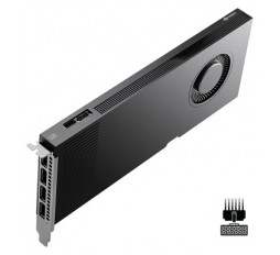 Slika izdelka: Grafična kartica NVIDIA RTX PRO 4000 Blackwell, 24GB GDDR7 ECC, PCIe 5.0, 4xDP 2.1b, PNY