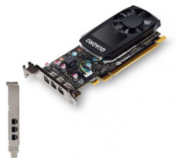 Slika izdelka: Grafična kartica Quadro P400, 2GB GDDR5, PCIe 3.0 x16, 3x mDP, Low Profile, PNY