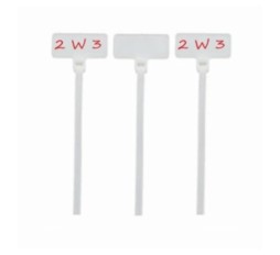 Slika izdelka: GW vezice označevalne 110mm bele pak/100 602074S