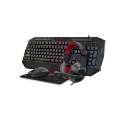 Slika izdelka:  HAVIT Gamenote komplet 4v1 (tipkovnica+miška+podloga+slušalke) HV-KB501CM  / SLO