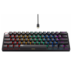 Slika izdelka: HAVIT Gamenote USB mehanska tipkovnica HV-KB903L  - ANG znaki