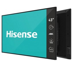 Slika izdelka: Hisense digital signage zaslon 43DM66D 43" / 4K / 500 nits / 60 Hz / (24h / 7 dni)