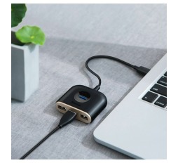 Slika izdelka: Baseus hub USB 3.0 4xTipA 1m črn CAHUB-AY01