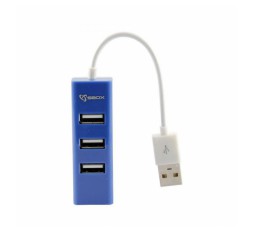 Slika izdelka: SBOX hub USB 4xA H-204BL moder