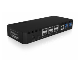 Slika izdelka: Icybox IB-DK2254AC USB-C priklopna postaja s Power Delivery in trojnim video priklopom