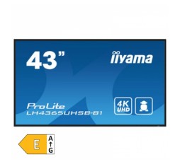 Slika izdelka: IIYAMA ProLite LH4365UHSB-B1 43" (108cm) UHD IPS HDMI/DP 24/7 Android zvočniki informacijski zaslon