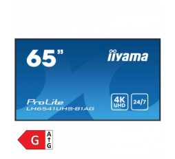 Slika izdelka: IIYAMA ProLite LH6541UHS-B1AG 64,5" (164cm) 4K UHD VA 24/7 Android zvočniki informacijski zaslon