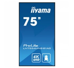 Slika izdelka: IIYAMA ProLite LH7554UHS-B1AG 75" (189,3cm) 24/7 UHD IPS LED LCD HDMI/DP/DVI informacijski zaslon