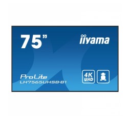 Slika izdelka: IIYAMA ProLite LH7565UHSB-B1 75" (189,3cm) 4K UHD IPS HDMI/DP 24/7 zvočniki informacijski zaslon