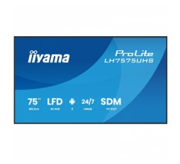 Slika izdelka: IIYAMA ProLite LH7575UHS-B2AG 75" (189,3cm) 4K UHD IPS HDMI/DP 24/7 zvočniki informacijski zaslon