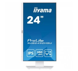 Slika izdelka: IIYAMA ProLite XUB2492HSU-W6 60,5cm (23,8") FHD IPS 100Hz HDMI/DP zvočniki bel monitor
